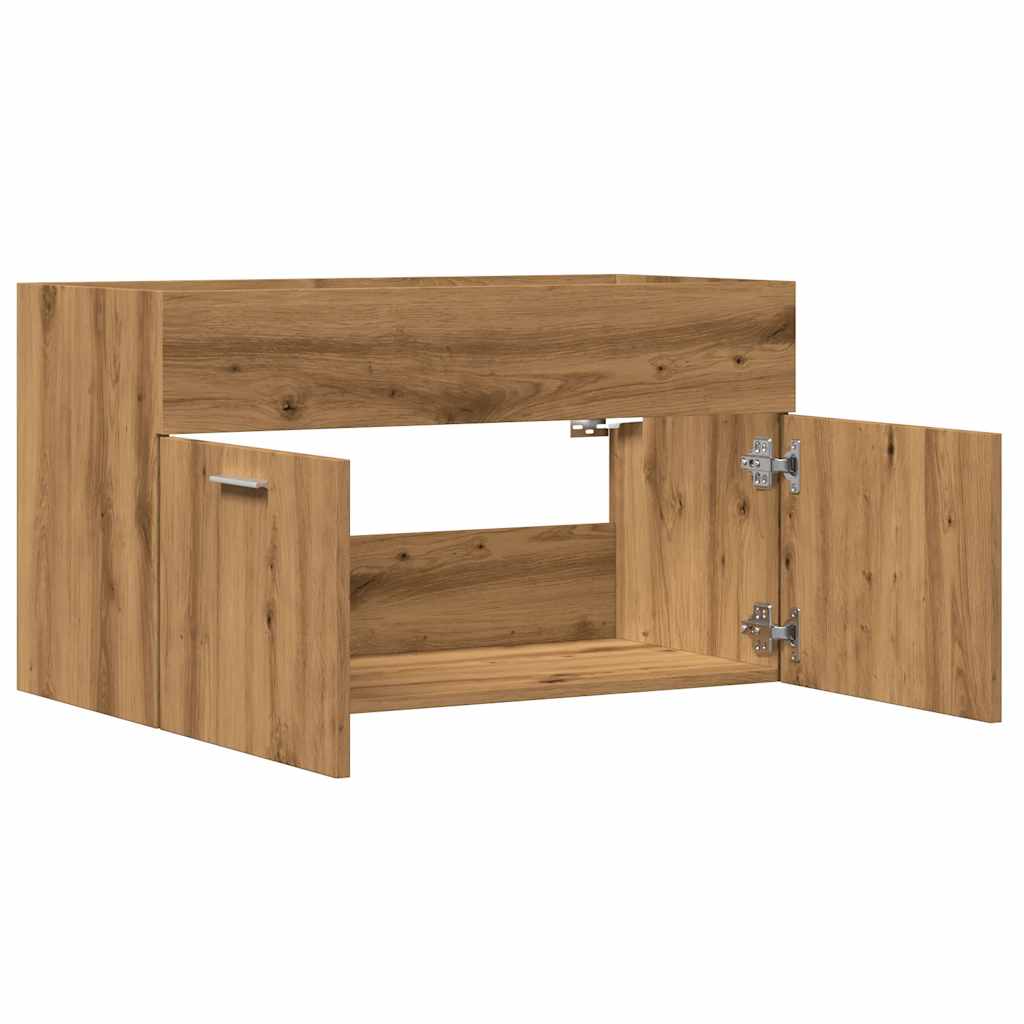 Washbasin cabinet Artisan oak 80x38.5x46 wood material