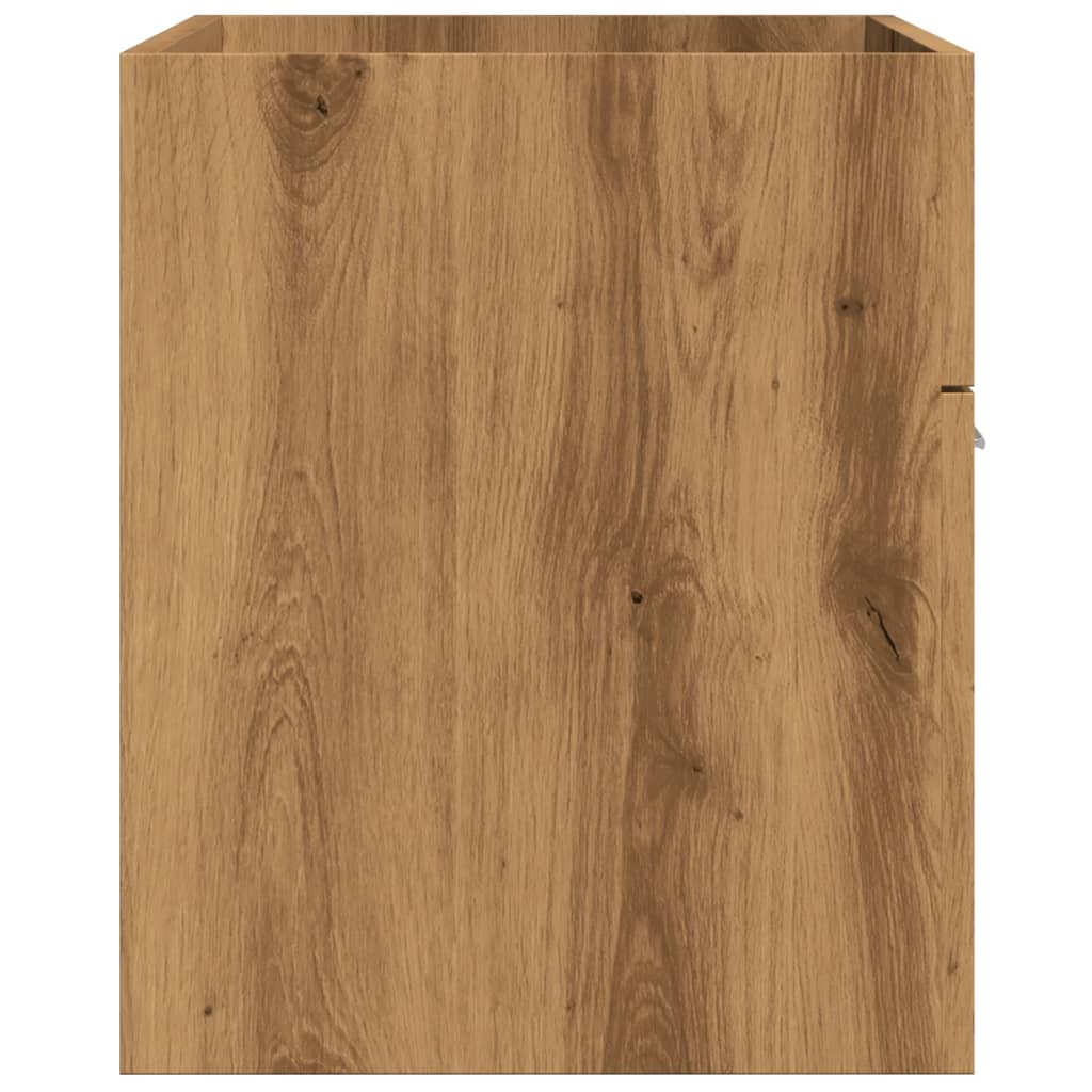 Waschbeckenunterschrank Artisan-Eiche 90x38,5x46 Holzwerkstoff