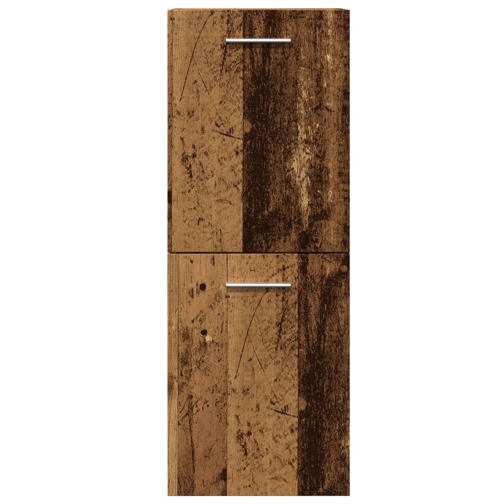 Bathroom wall cabinet old wood look 30x30x80 cm wood material