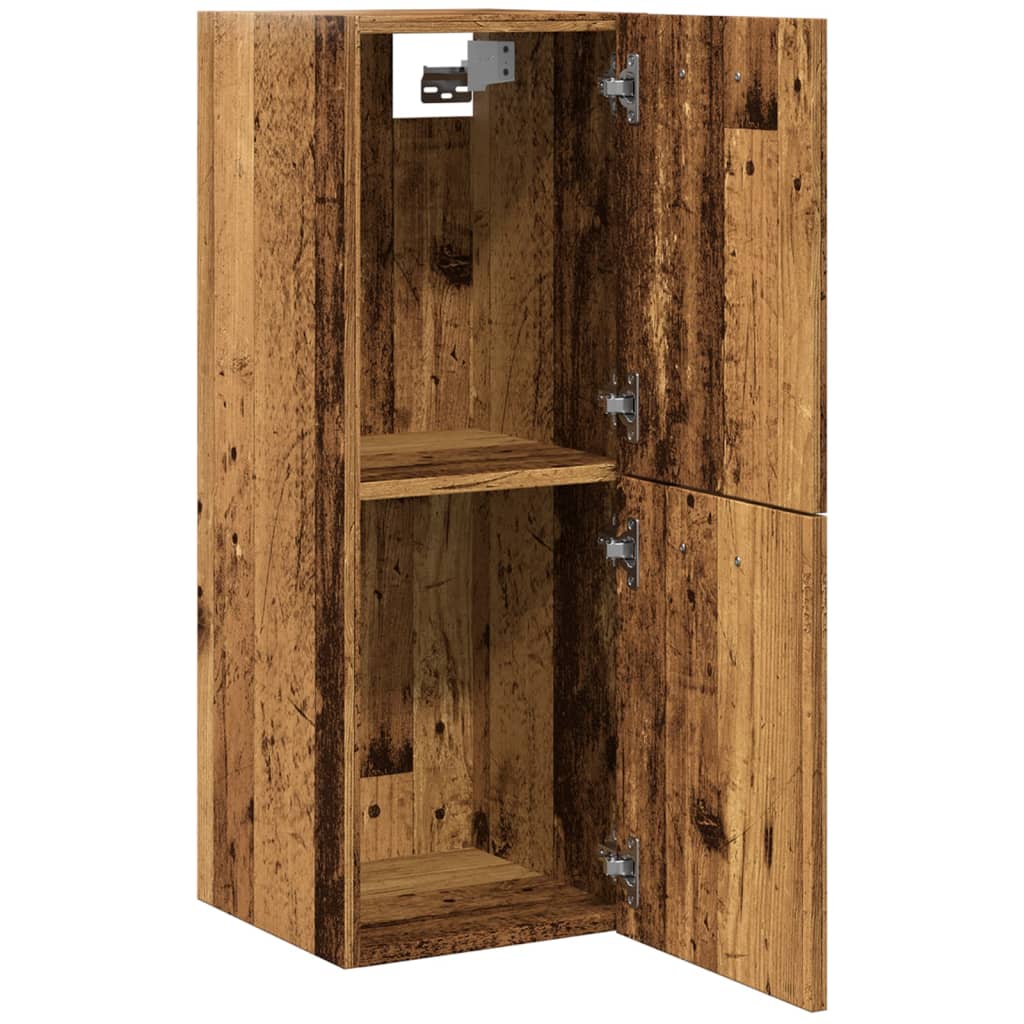 Bathroom wall cabinet old wood look 30x30x80 cm wood material