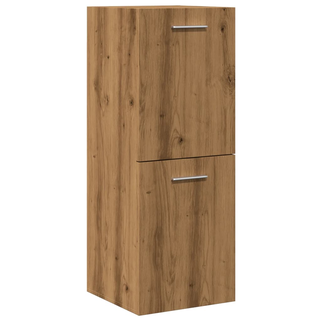 Bathroom wall cabinet Artisan oak 30x30x80 cm wood material