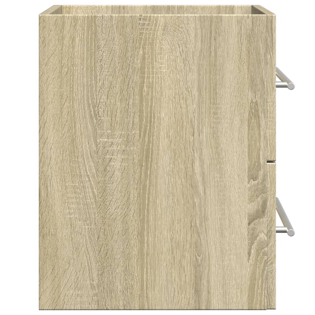 Washbasin base cabinet Sonoma oak 60x38.5x48cm wood material