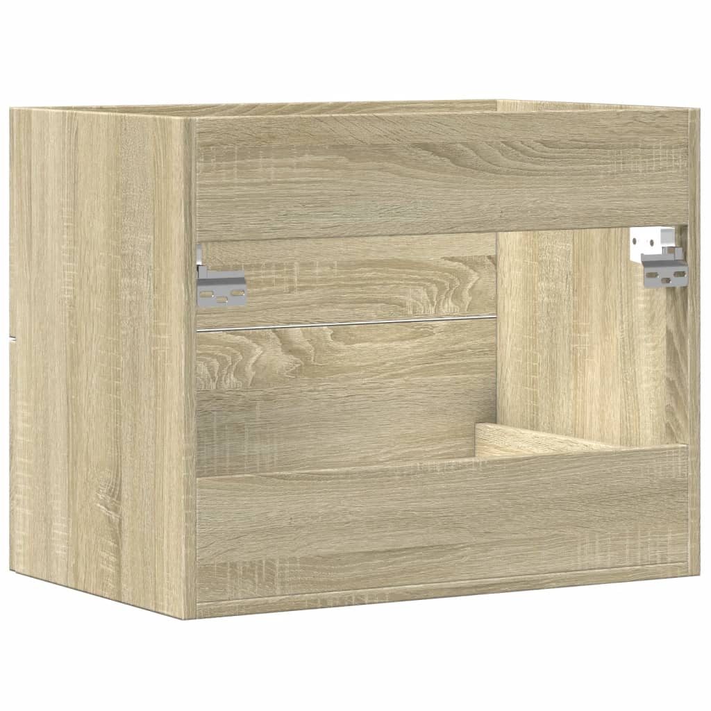 Washbasin base cabinet Sonoma oak 60x38.5x48cm wood material