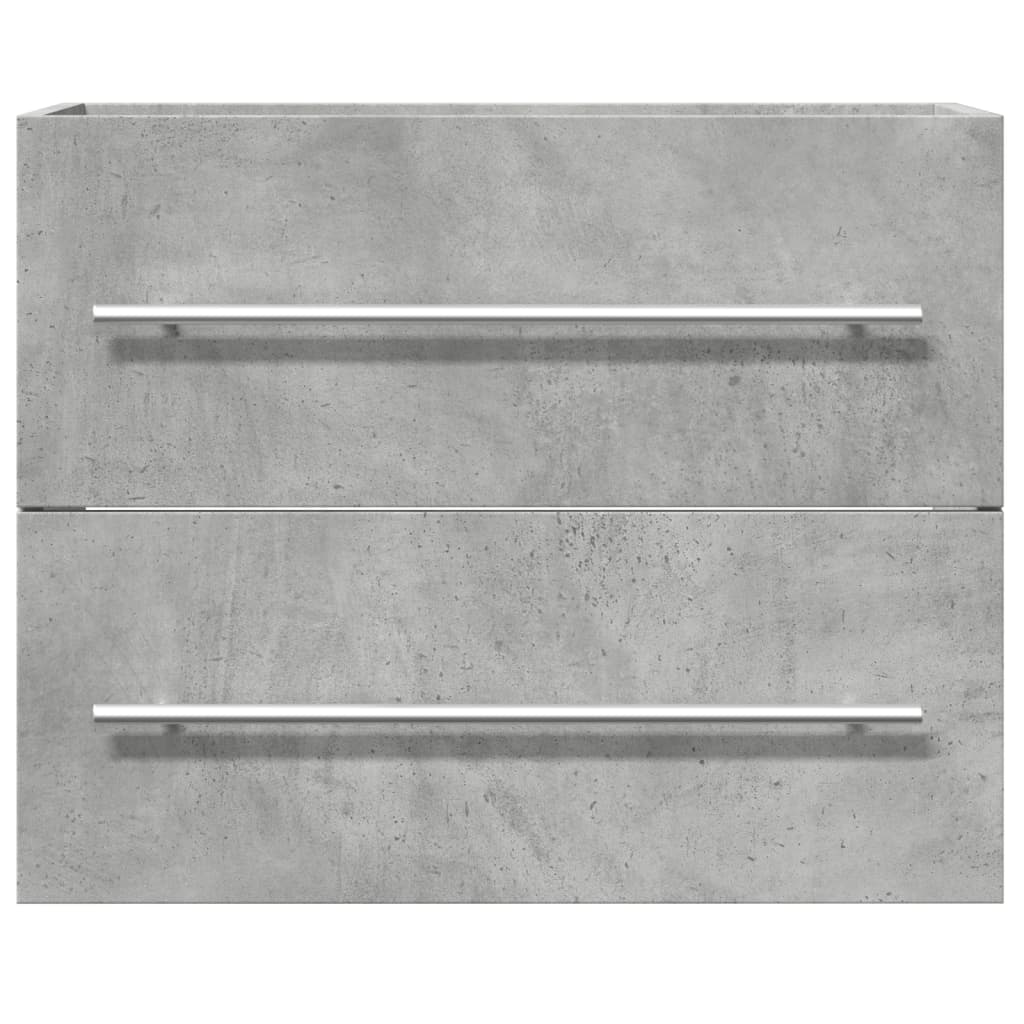 Washbasin base cabinet concrete grey 60x38.5x48 cm wood material