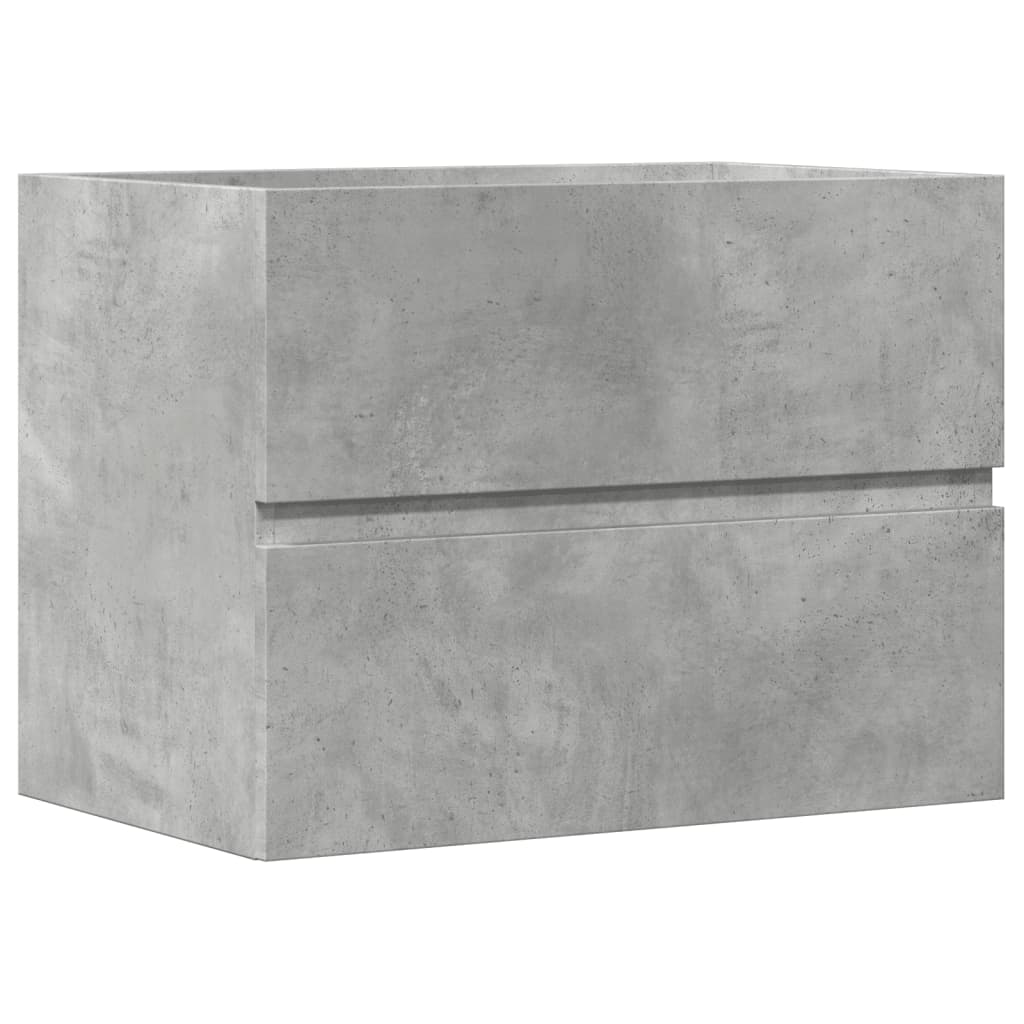 Bathroom cabinet concrete gray 60x38.5x45 cm made of wood