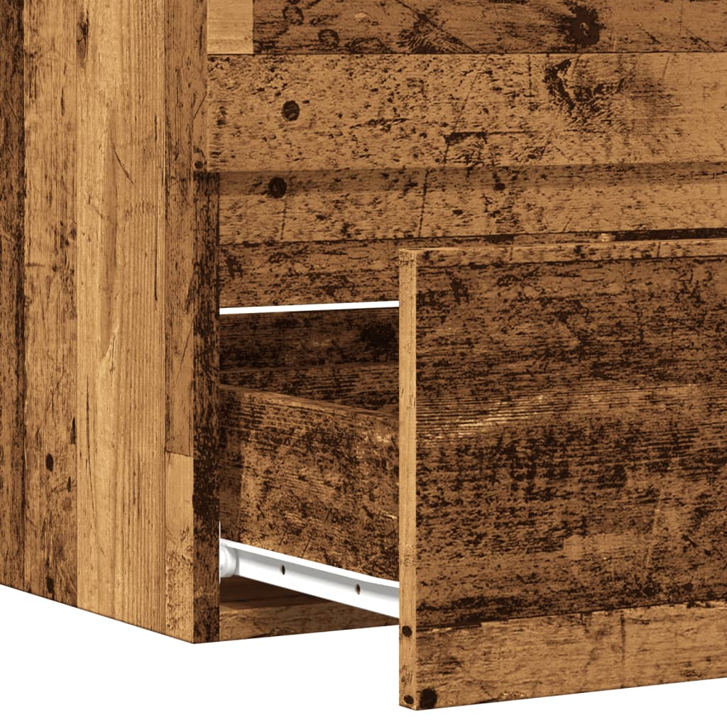 Badschrank Altholz-Optik 60x38,5x45 cm Holzwerkstoff