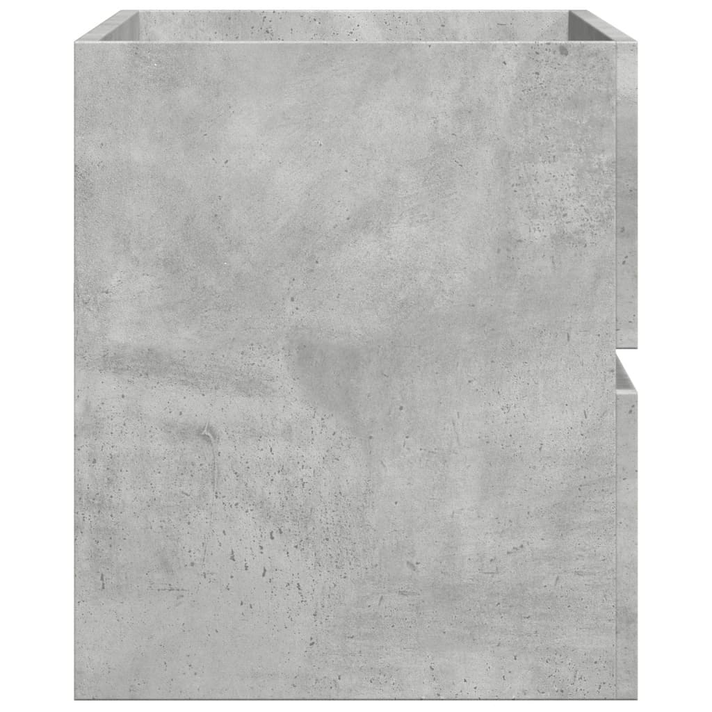 Washbasin base cabinet concrete grey 90x38.5x45 cm wood material