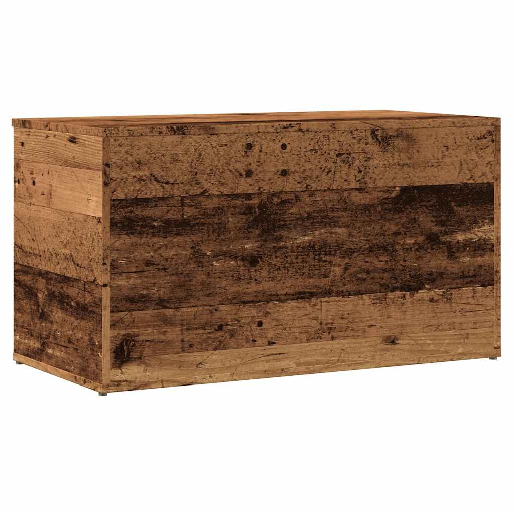 Aufbewahrungstruhe Altholz-Optik 84x42x46 cm Holzwerkstoff