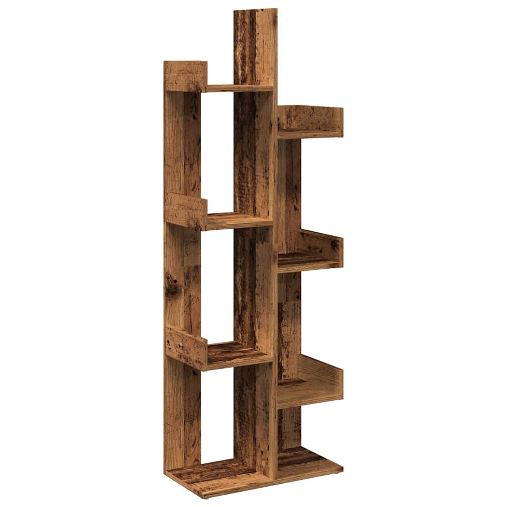 Bookshelf old wood look 48x25.5x140 cm wood material