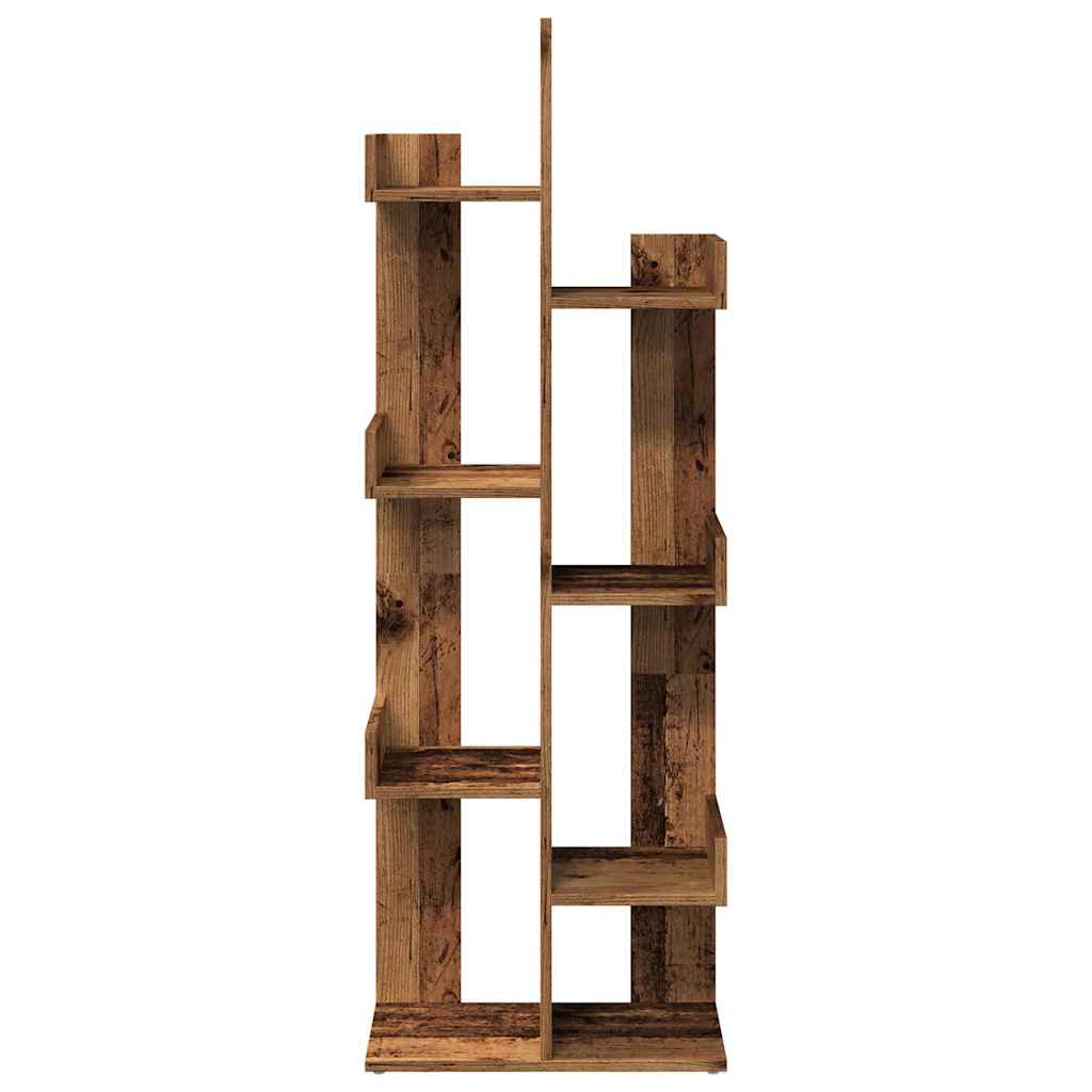 Bookshelf old wood look 48x25.5x140 cm wood material