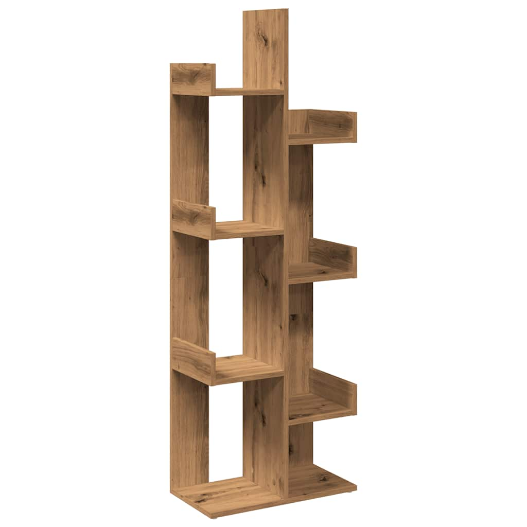 Bookshelf Artisan Oak 48x25.5x140 cm Wood Material