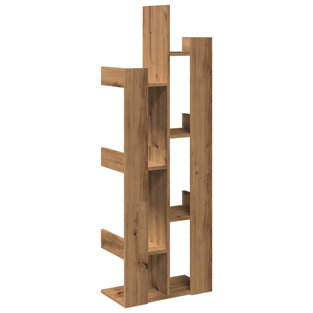 Bookshelf Artisan Oak 48x25.5x140 cm Wood Material