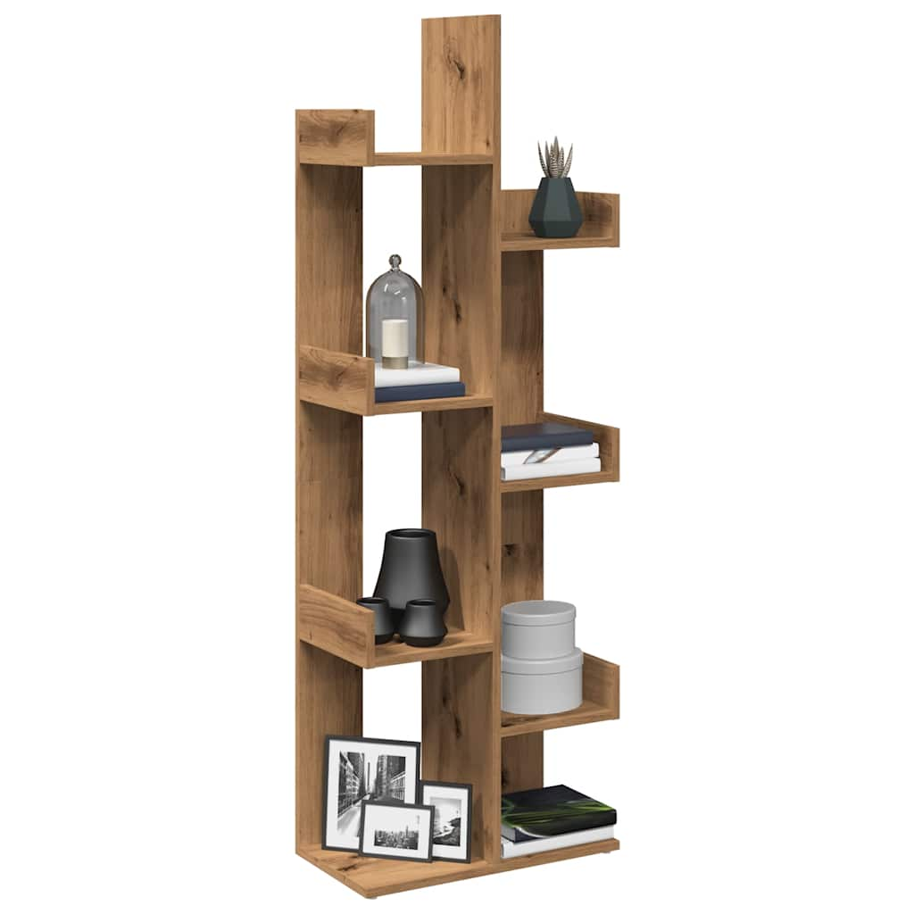 Bookshelf Artisan Oak 48x25.5x140 cm Wood Material