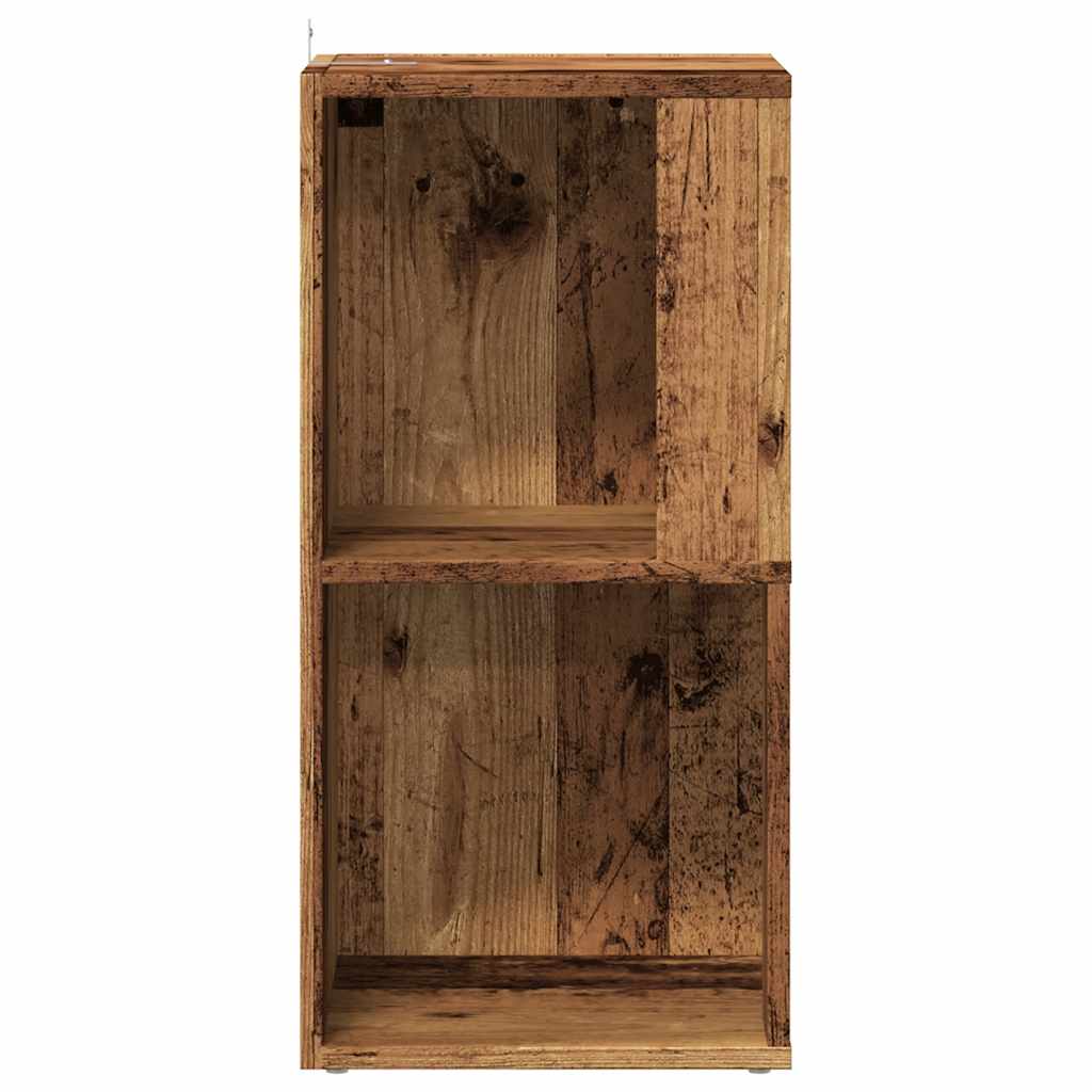 Corner shelf old wood look 33x33x67 cm wood material