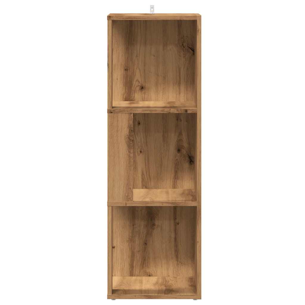 Corner shelf Artisan oak 33x33x100 cm wood material