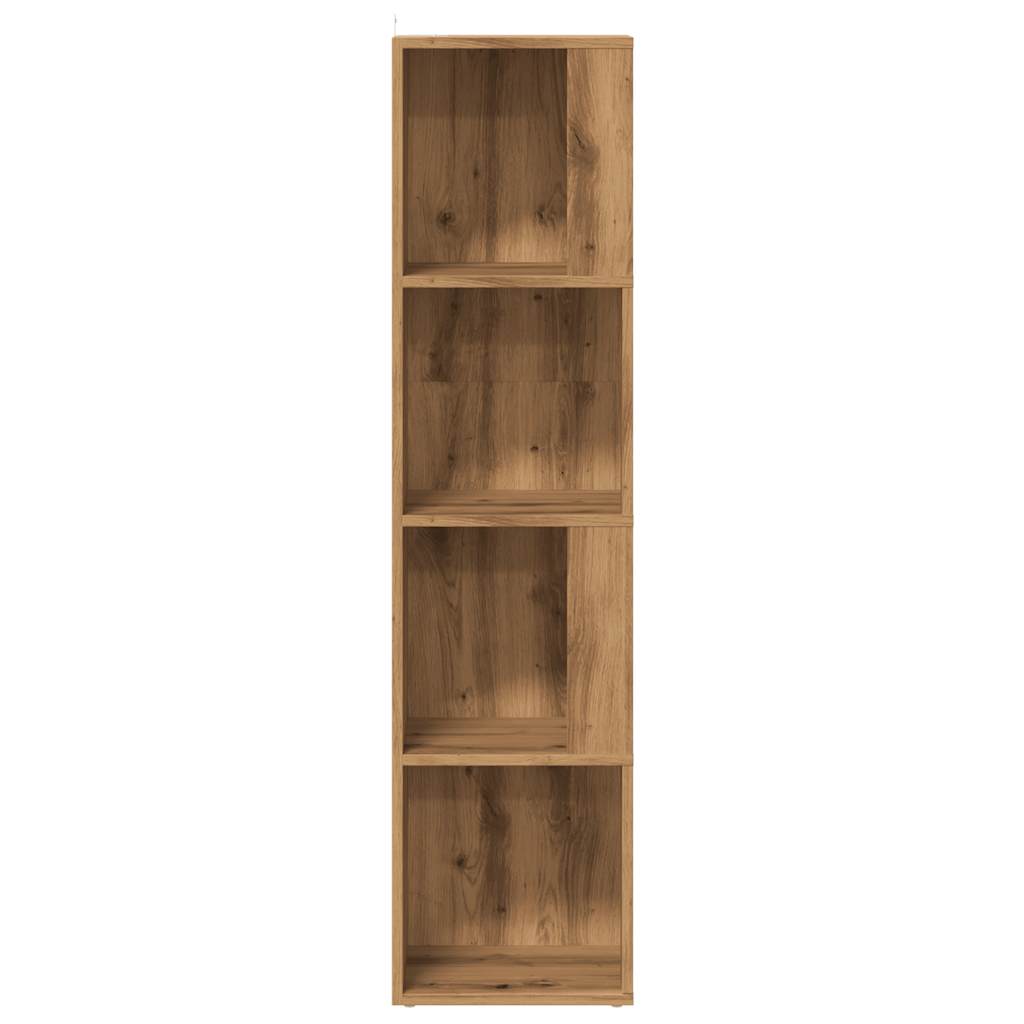 Corner shelf Artisan oak 33x33x132 cm wood material