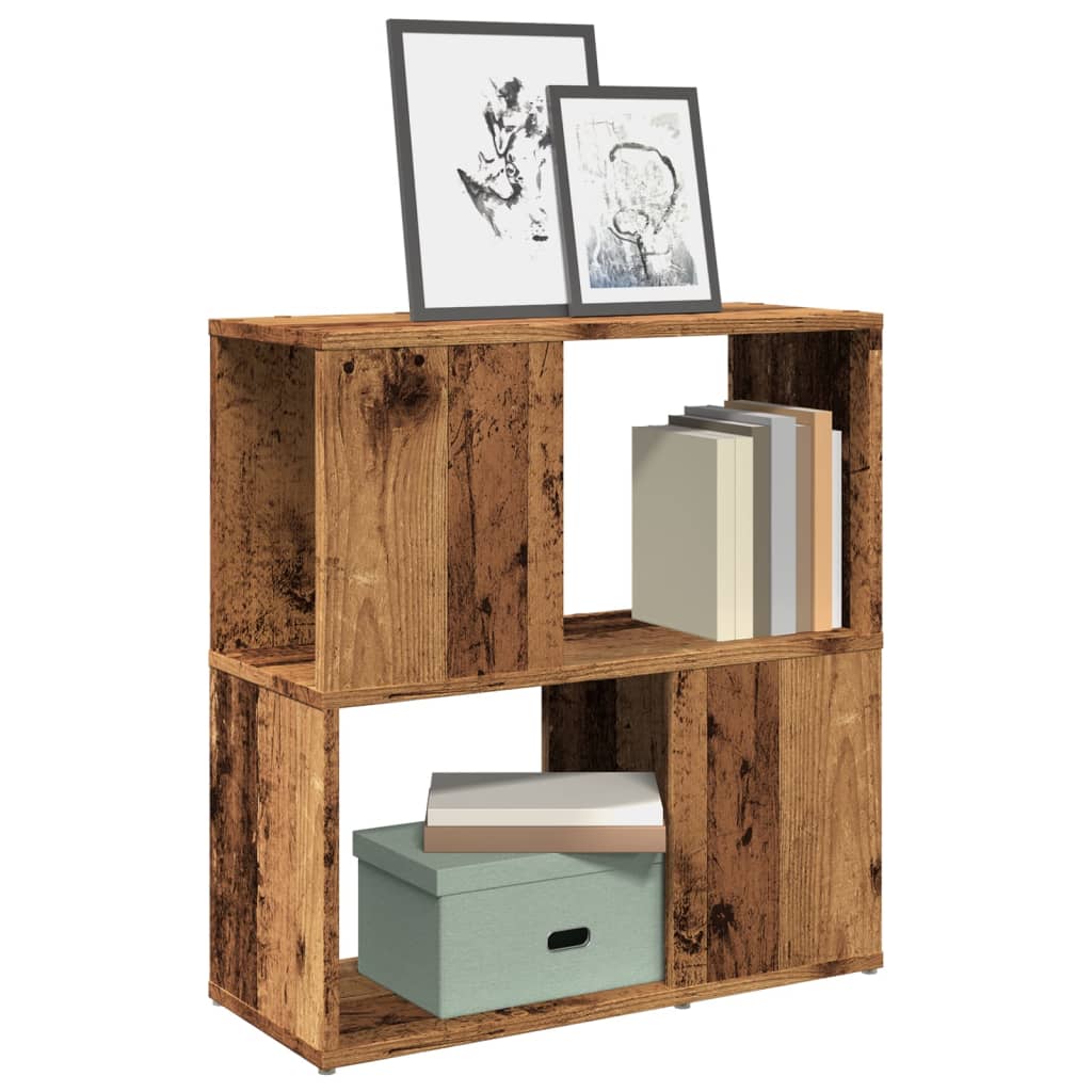 Bookshelf old wood look 60x24x63 cm wood material