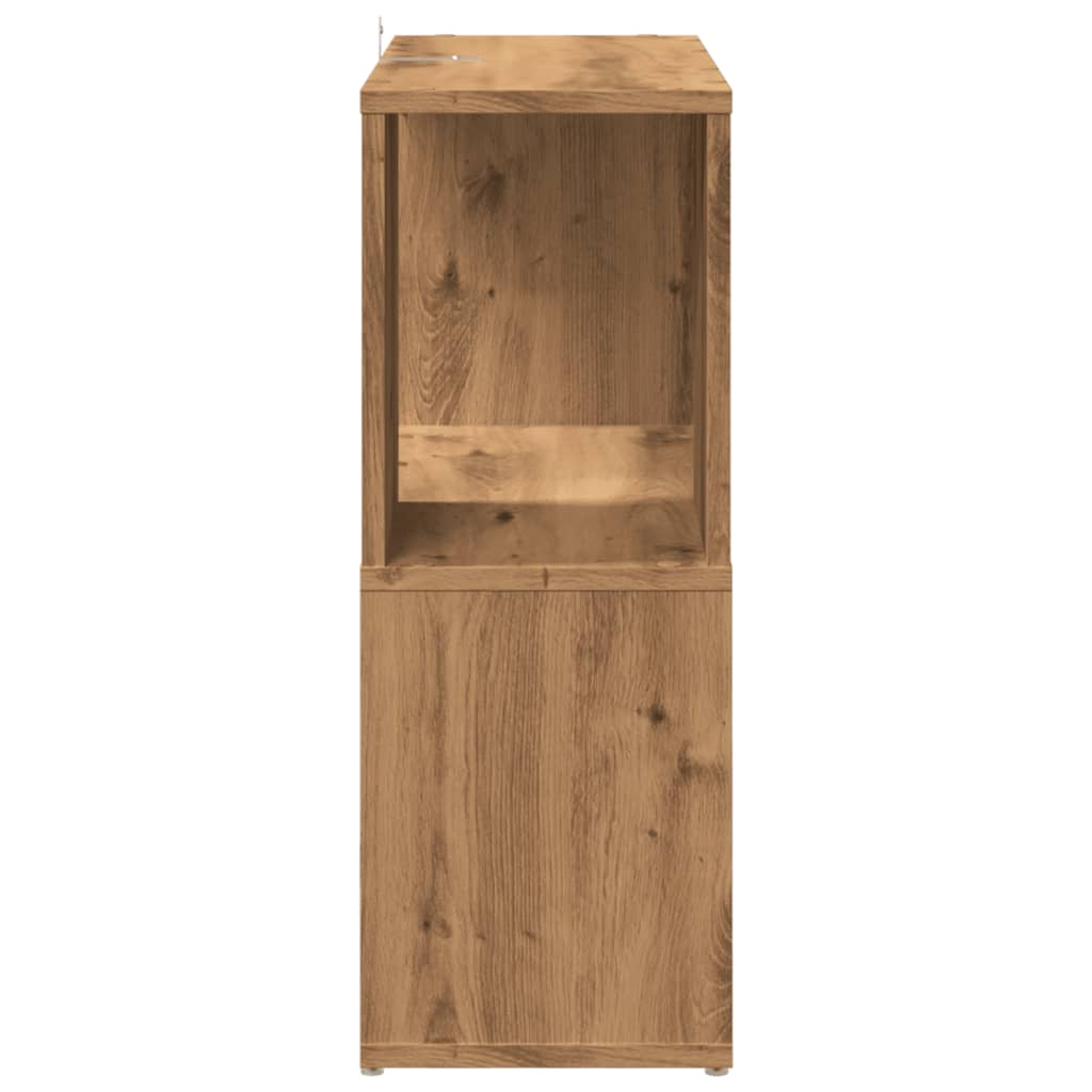 Bookcase Artisan Oak 60x24x63 cm Wood Material