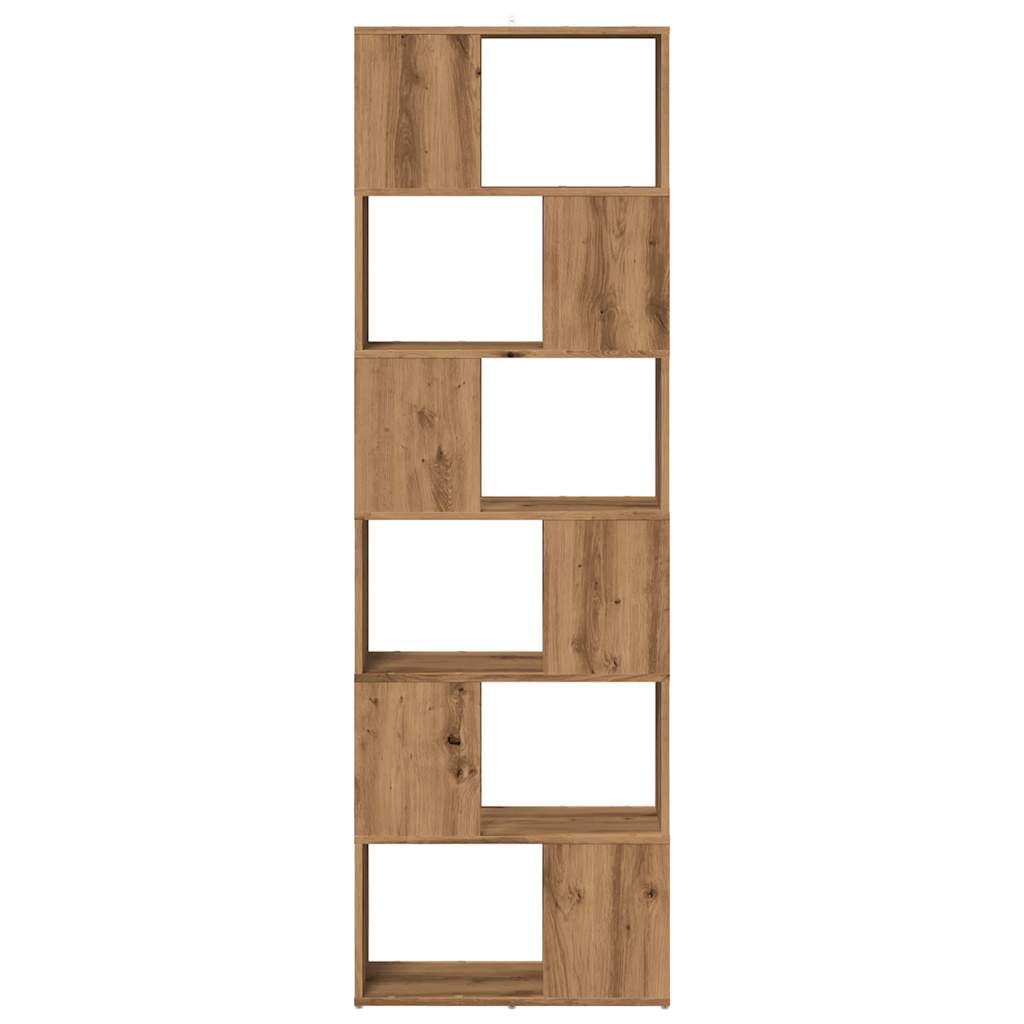 Bookshelf/Room Divider Artisan Oak 60x24x186 cm