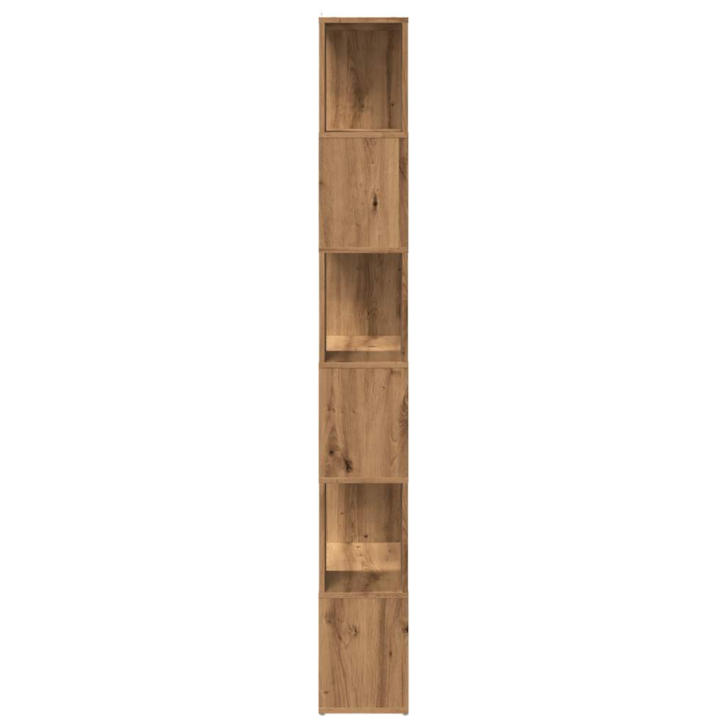 Bookshelf/Room Divider Artisan Oak 60x24x186 cm