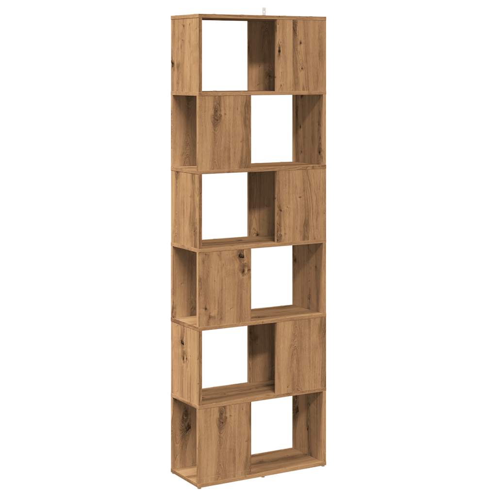 Bookshelf/Room Divider Artisan Oak 60x24x186 cm