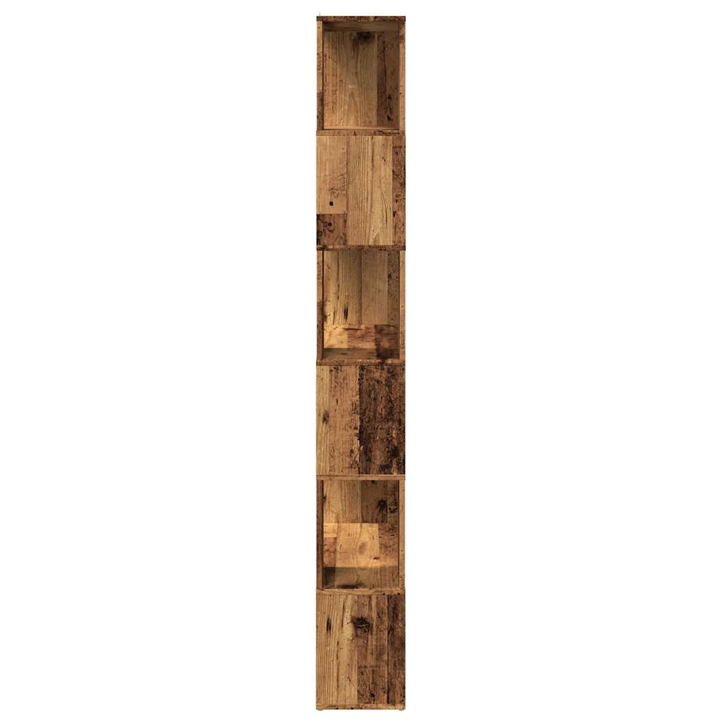 Bookshelf/room divider old wood look 80x24x186 cm