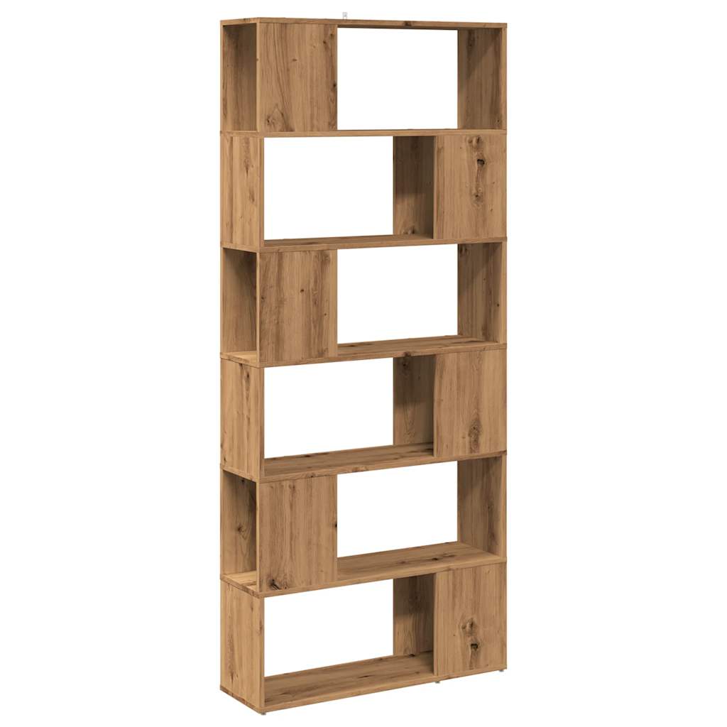 Bookshelf/Room Divider Artisan Oak 80x24x186 cm