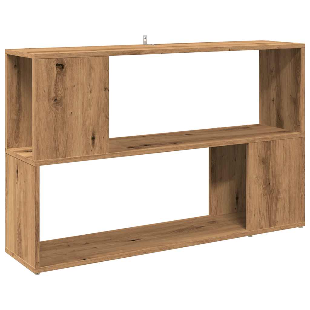 Bookshelf Artisan Oak 100x24x63 cm Wood Material