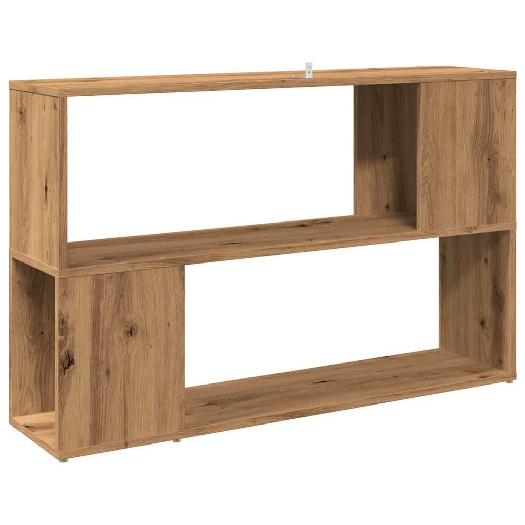 Bookshelf Artisan Oak 100x24x63 cm Wood Material