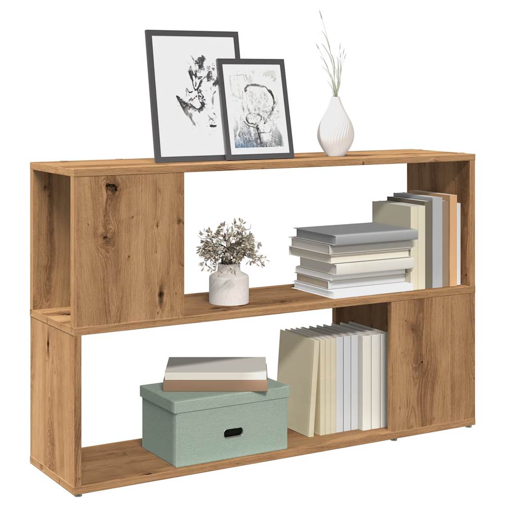 Bookshelf Artisan Oak 100x24x63 cm Wood Material