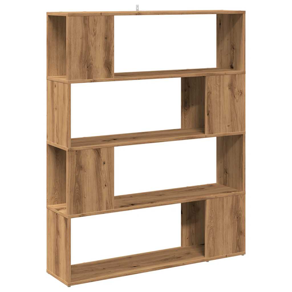 Bookshelf/Room Divider Artisan Oak 100x24x124.5 cm