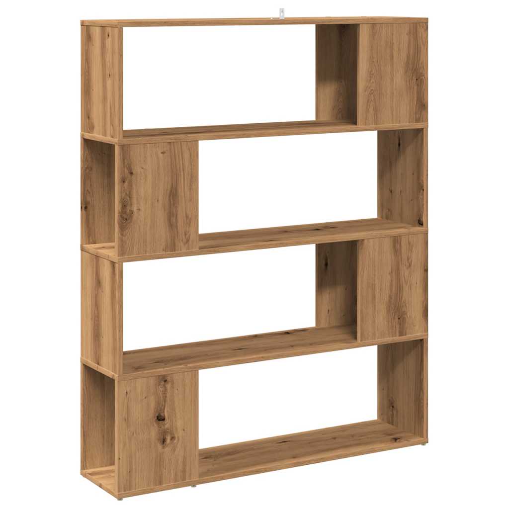 Bookshelf/Room Divider Artisan Oak 100x24x124.5 cm