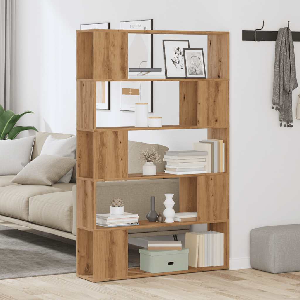 Bookshelf/Room Divider Artisan Oak 100x24x155 cm