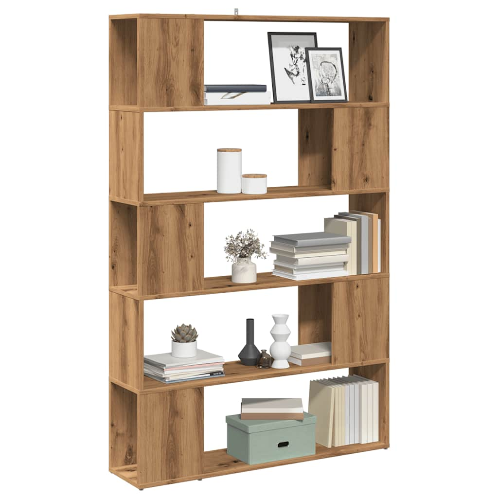 Bookshelf/Room Divider Artisan Oak 100x24x155 cm