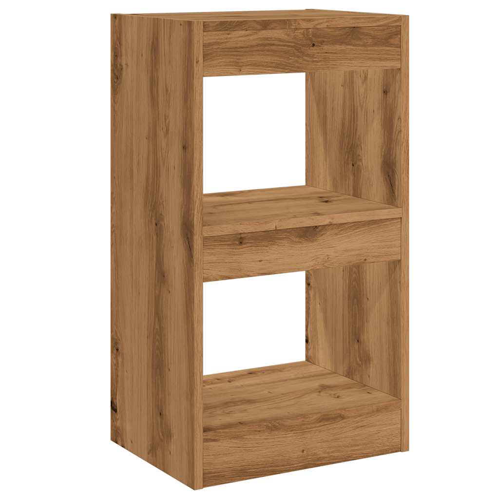 Bookshelf/Room Divider Artisan Oak 40x30x72 cm