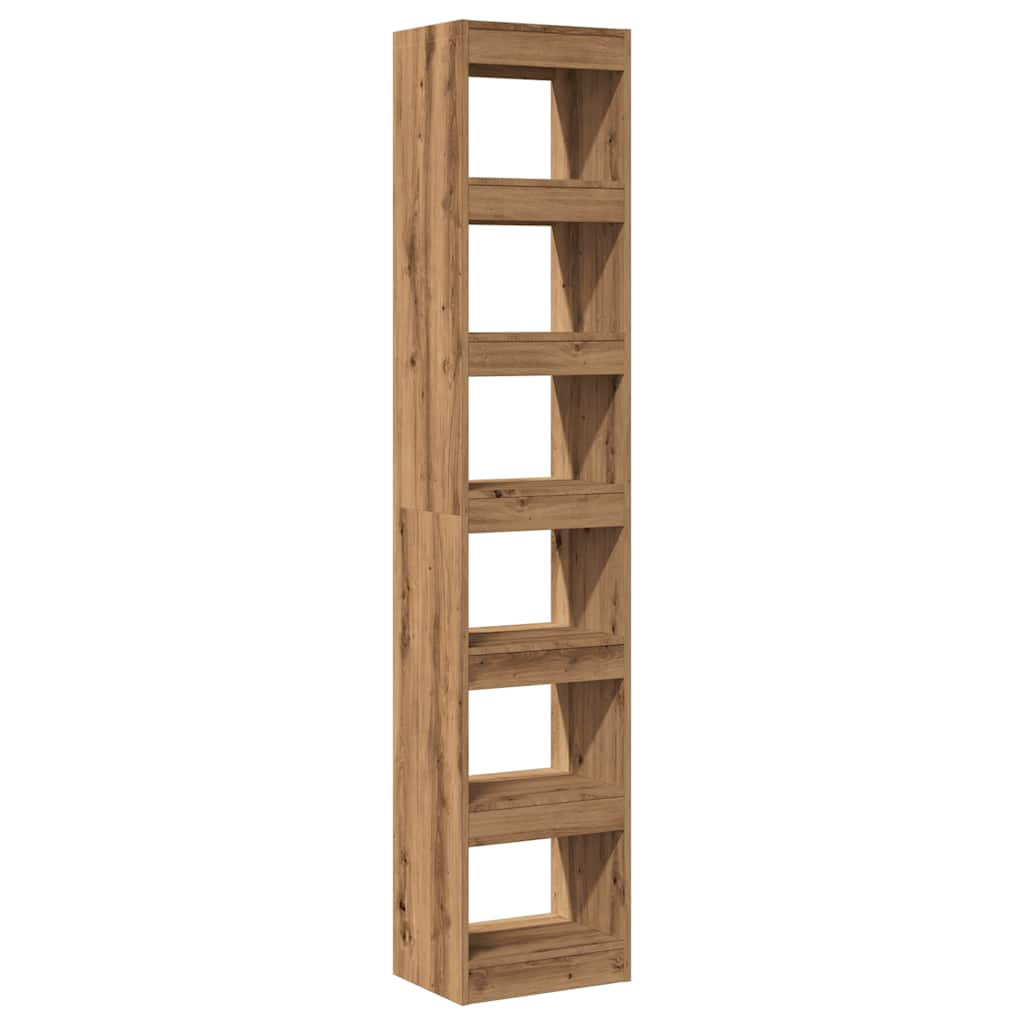 Bookshelf/Room Divider Artisan Oak 40x30x198 cm