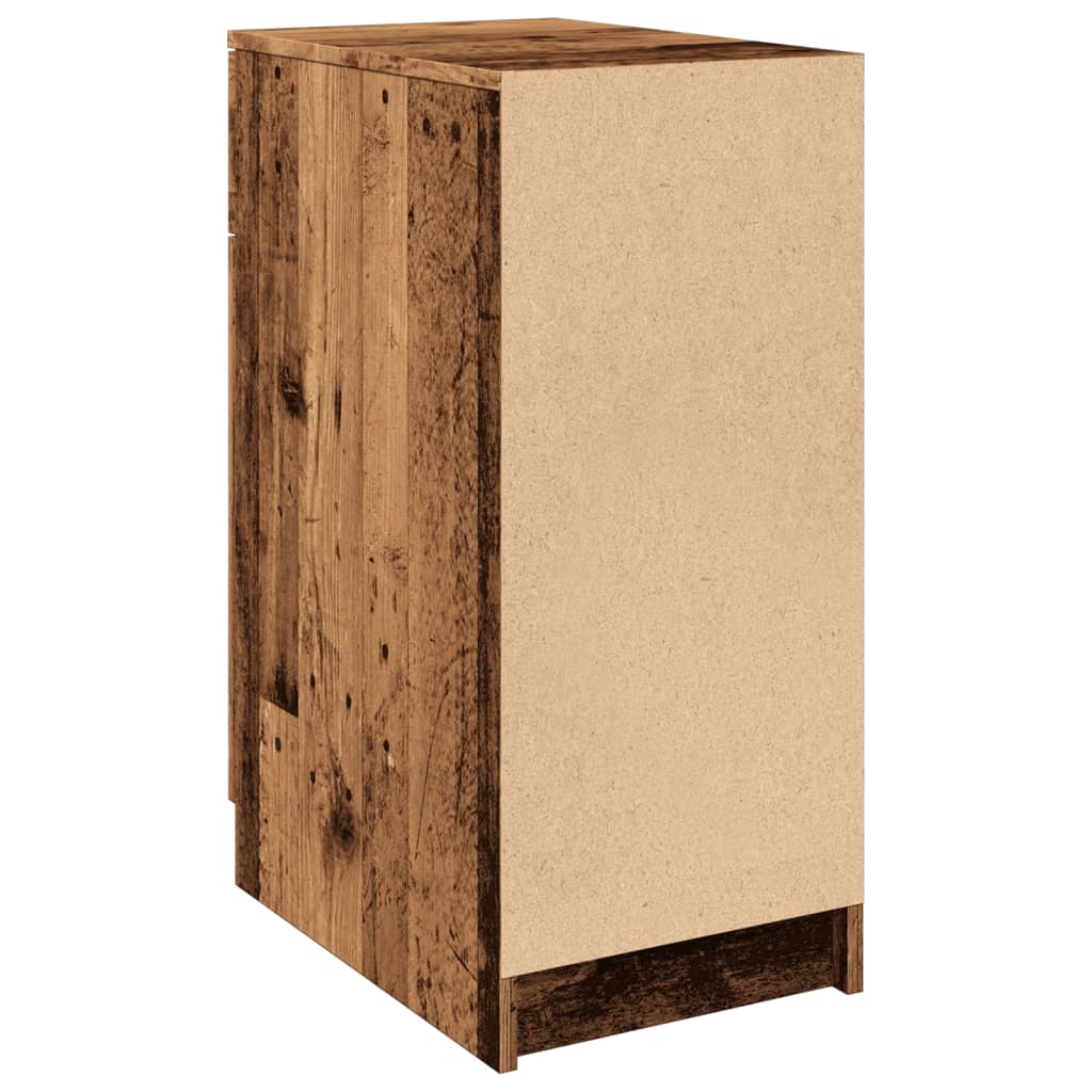 Büroschrank Altholz-Optik 33x50x75 cm Holzwerkstoff