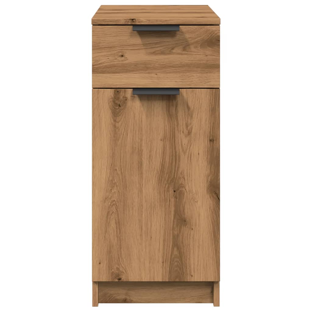 Office Cabinet Artisan Oak 33x50x75 cm Wood Material