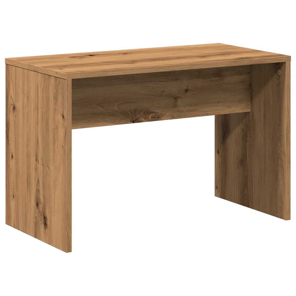 Vanity Stool Artisan Oak 70x35x45 cm Wood Material