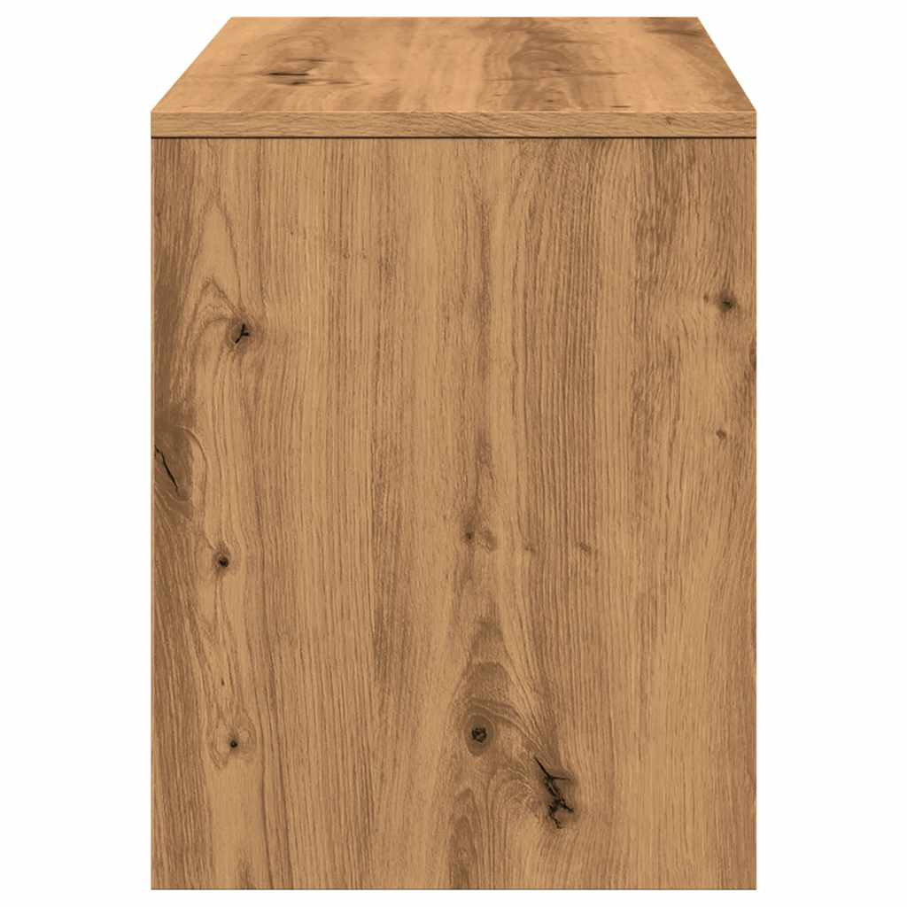 Schminkhocker Artisan-Eiche 70x35x45 cm Holzwerkstoff