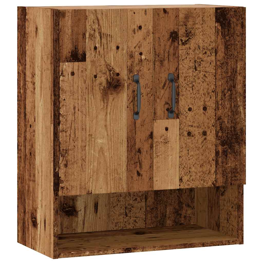 Wall cabinet old wood look 60x31x70 cm wood material