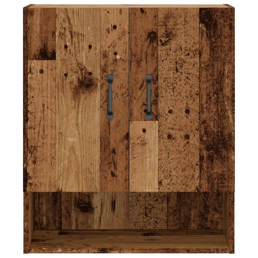 Wall cabinet old wood look 60x31x70 cm wood material