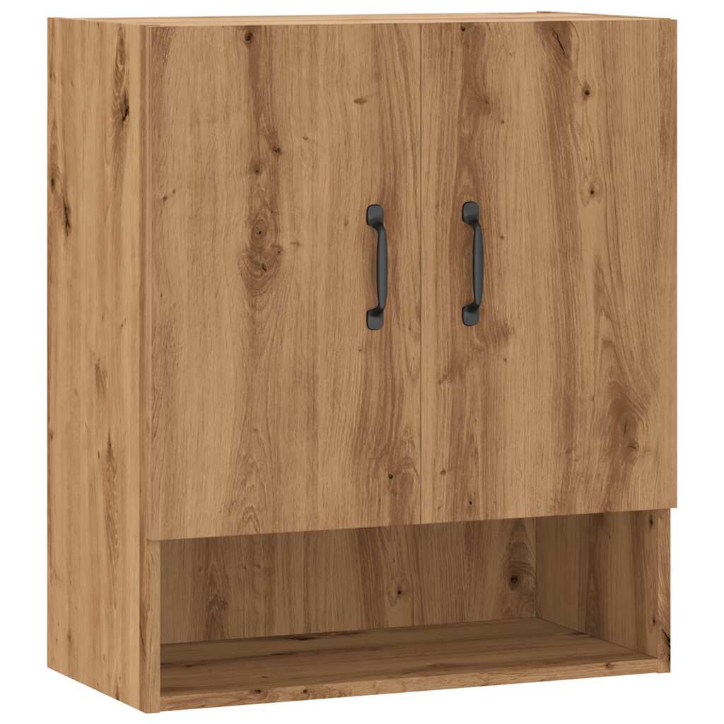 Wall Cabinet Artisan Oak 60x31x70 cm Wood Material