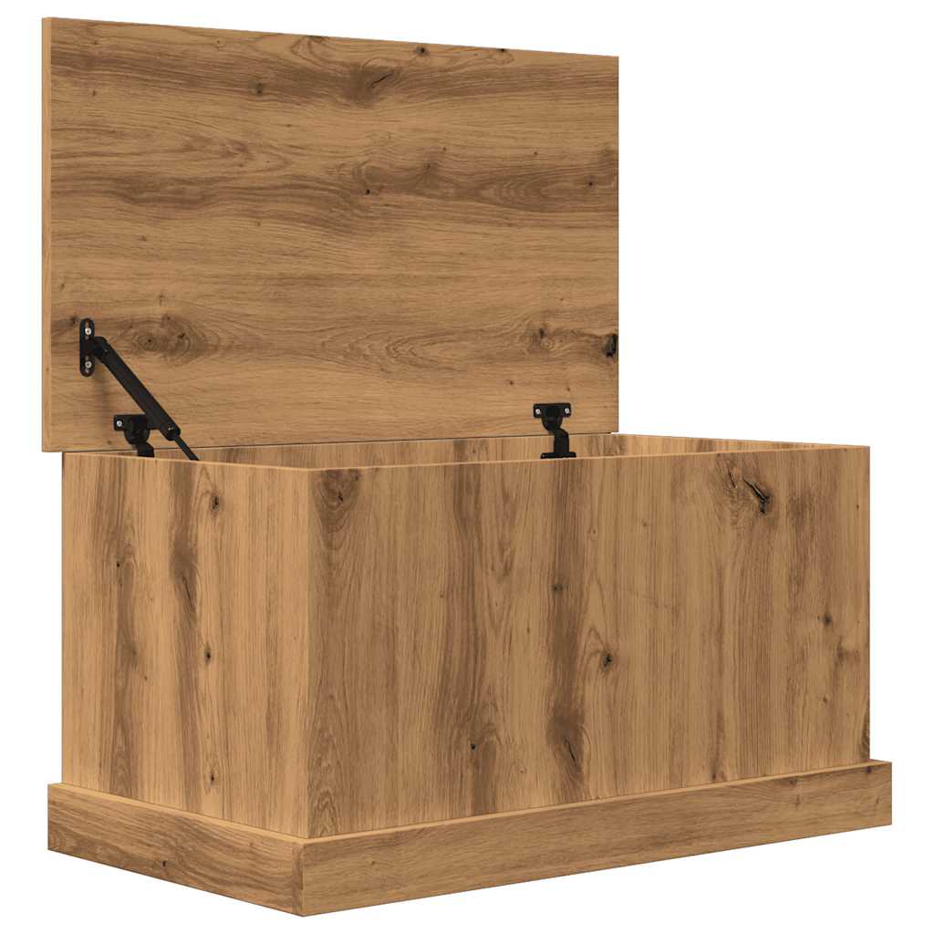 Storage Chest Artisan Oak 70x40x38 cm Wood Material