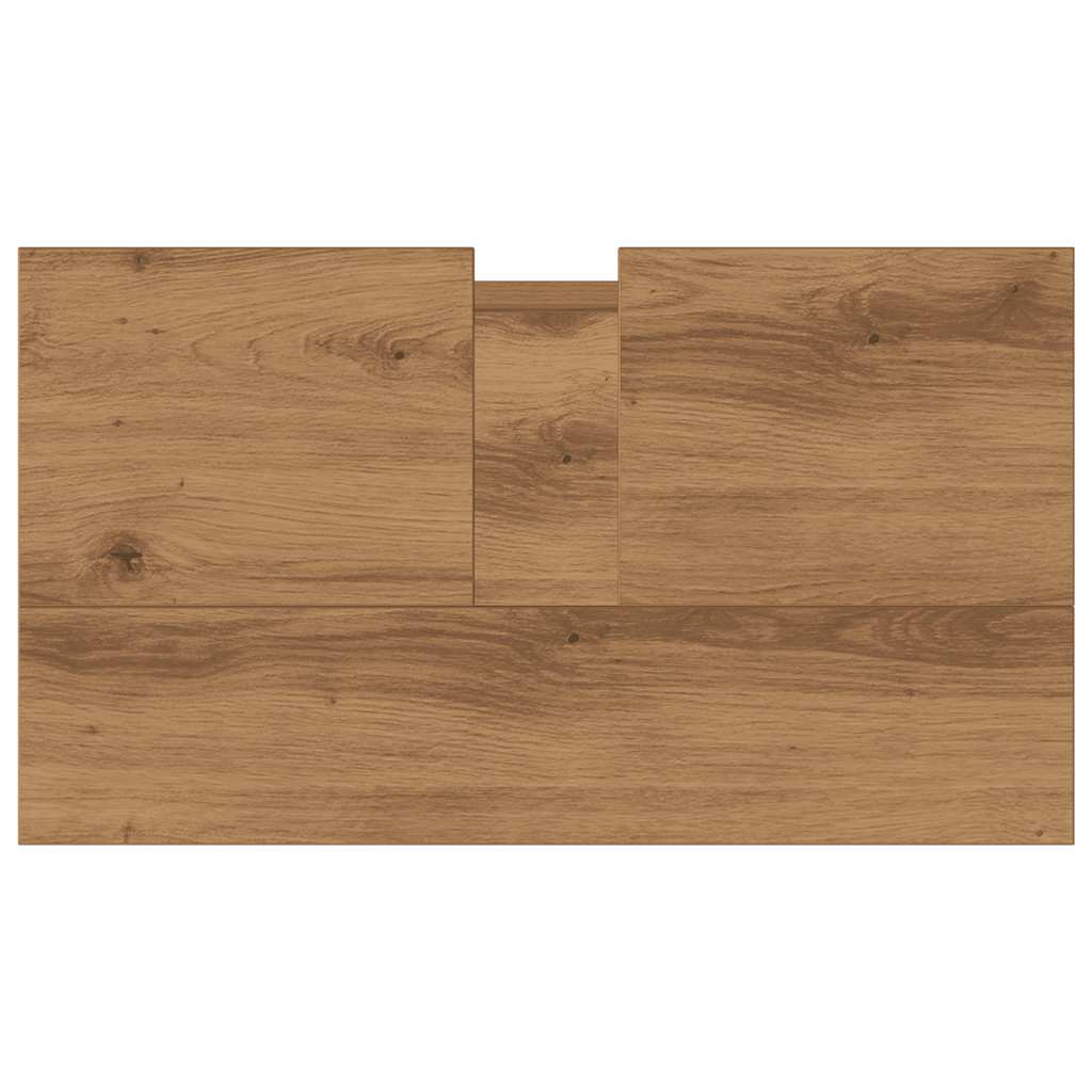 Badschrank Artisan-Eiche 58x33x60 cm Holzwerkstoff