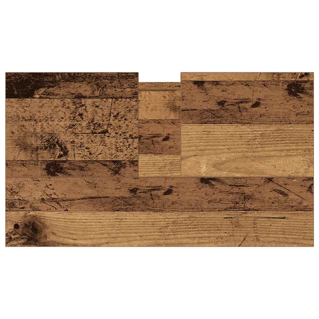 Badschrank Altholz-Optik 58x33x60 cm Holzwerkstoff