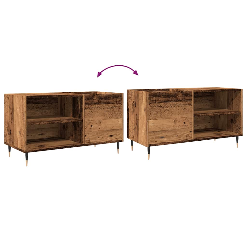 Plattenschrank Altholz-Optik 84,5x38x48 cm Holzwerkstoff