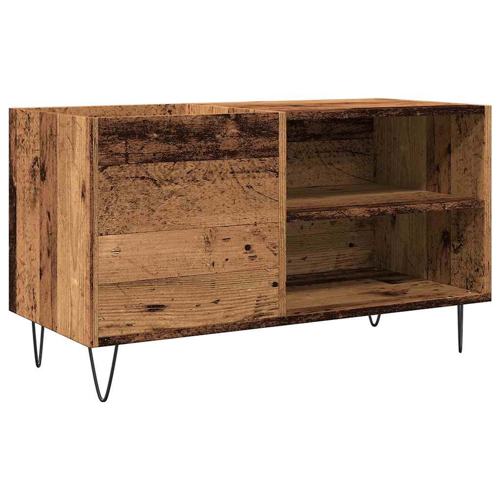 Record cabinet old wood look 84.5x38x48 cm wood material