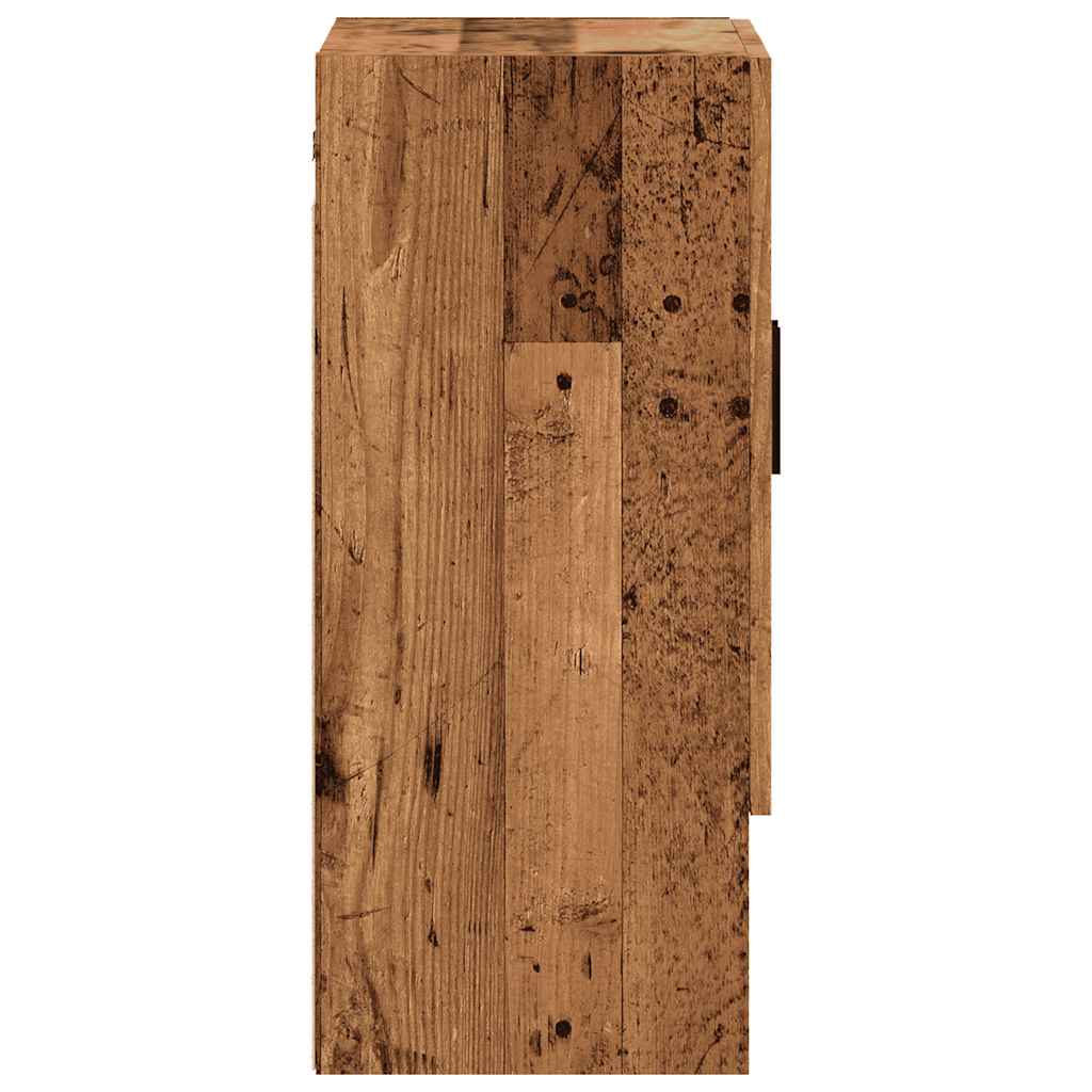 Wall cabinet old wood look 60x31x70 cm wood material