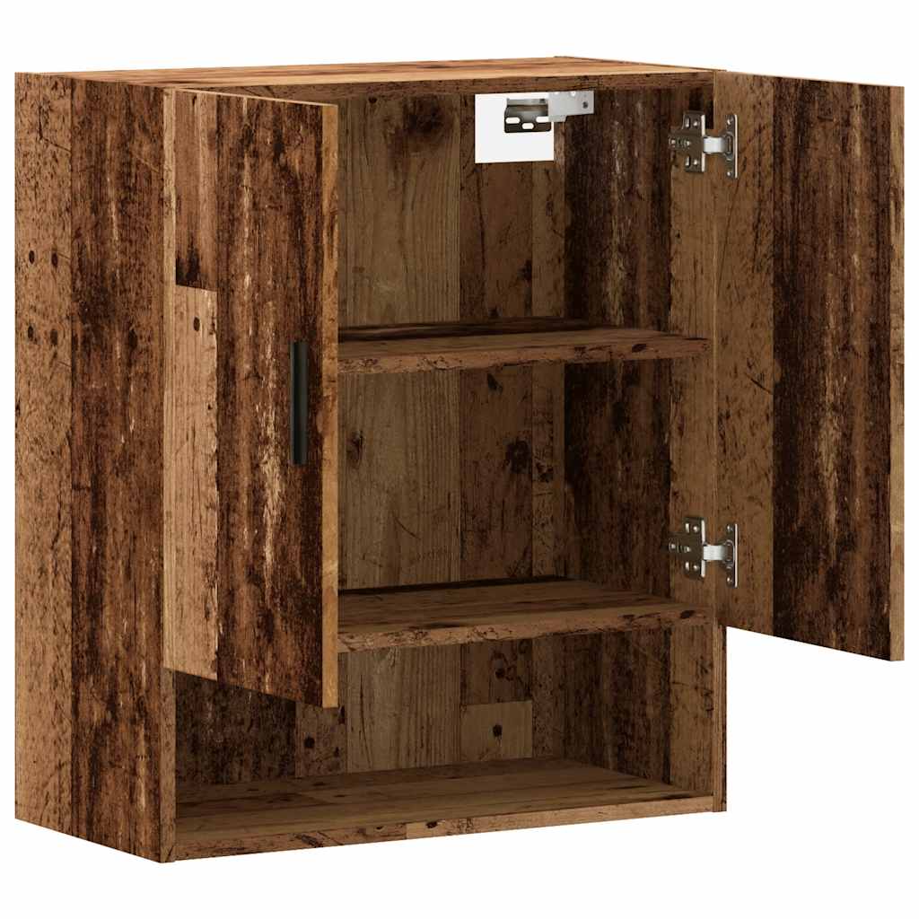 Wall cabinet old wood look 60x31x70 cm wood material